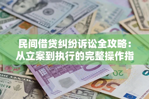武汉民间借贷纠纷诉讼全攻略：从立案到执行的完整操作指南