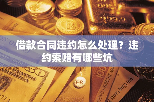武汉借款合同违约怎么处理？违约索赔有哪些坑