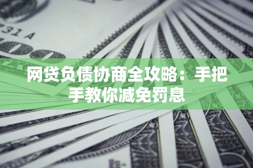 武汉网贷负债协商全攻略：手把手教你减免罚息