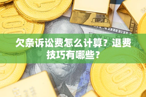 武汉欠条诉讼费怎么计算？退费技巧有哪些？