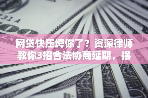 武汉网贷快压垮你了？资深律师教你3招合法协商延期，摆脱暴力催收！