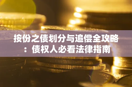 武汉按份之债划分与追偿全攻略：债权人必看法律指南