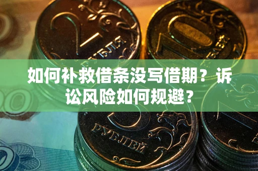 武汉如何补救借条没写借期？诉讼风险如何规避？