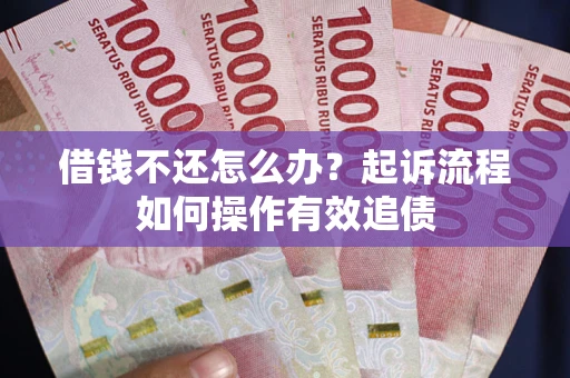 武汉借钱不还怎么办？起诉流程如何操作有效追债
