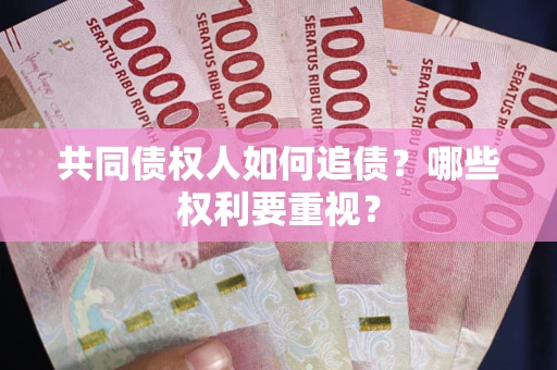 武汉共同债权人如何追债？哪些权利要重视？