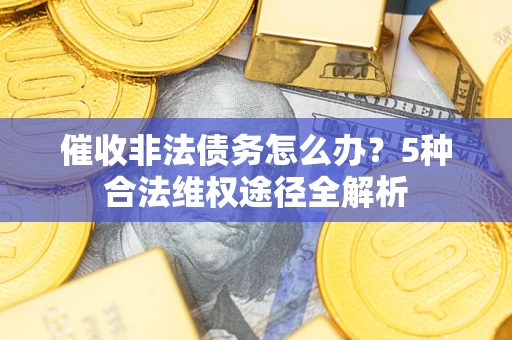 武汉催收非法债务怎么办？5种合法维权途径全解析